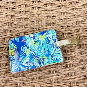 Lilly Pulitzer Floral Luggage Tag